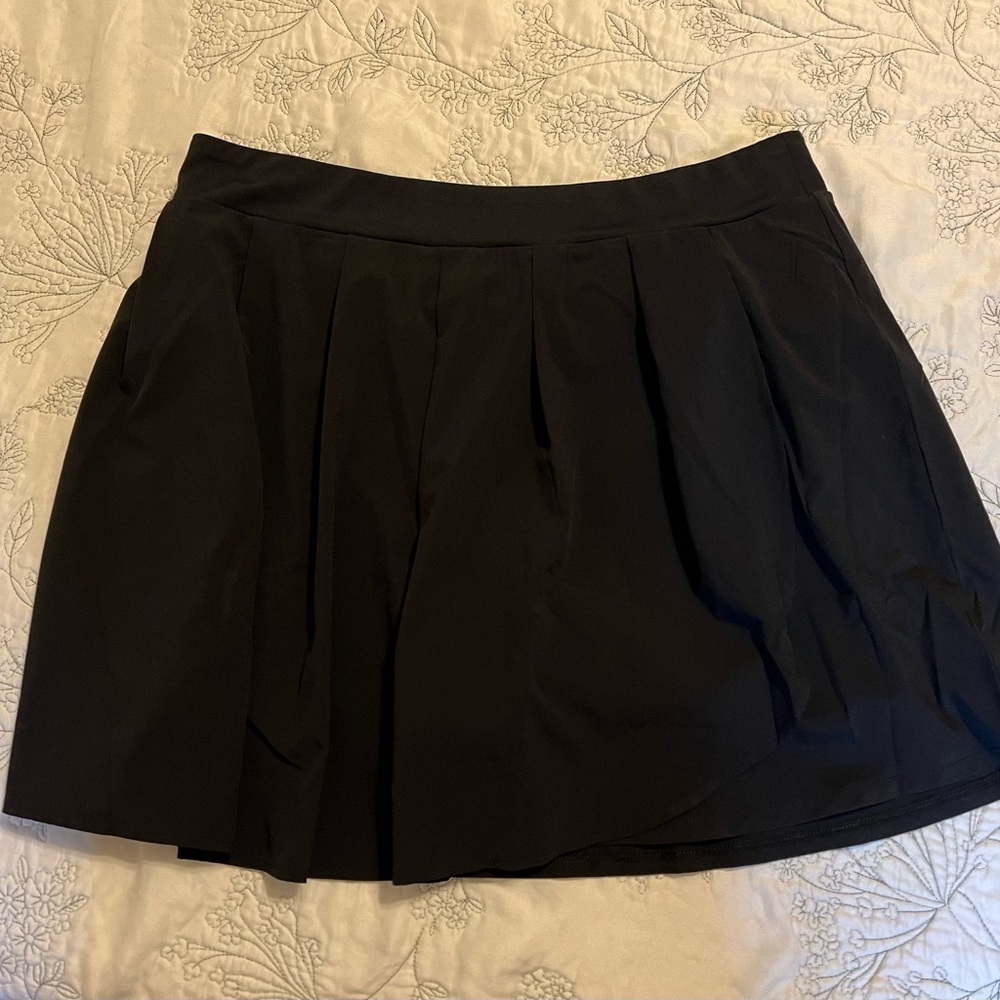 Adorable Black Sport Skort